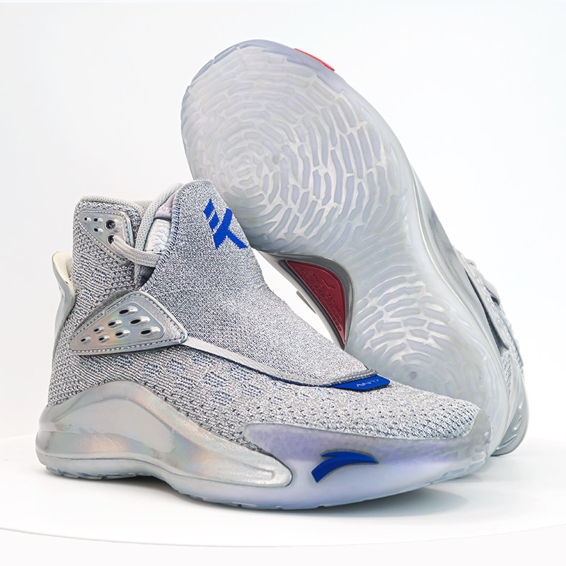 安踏篮球球鞋女款情侣kt5汤普森战靴高帮水晶球篮球鞋