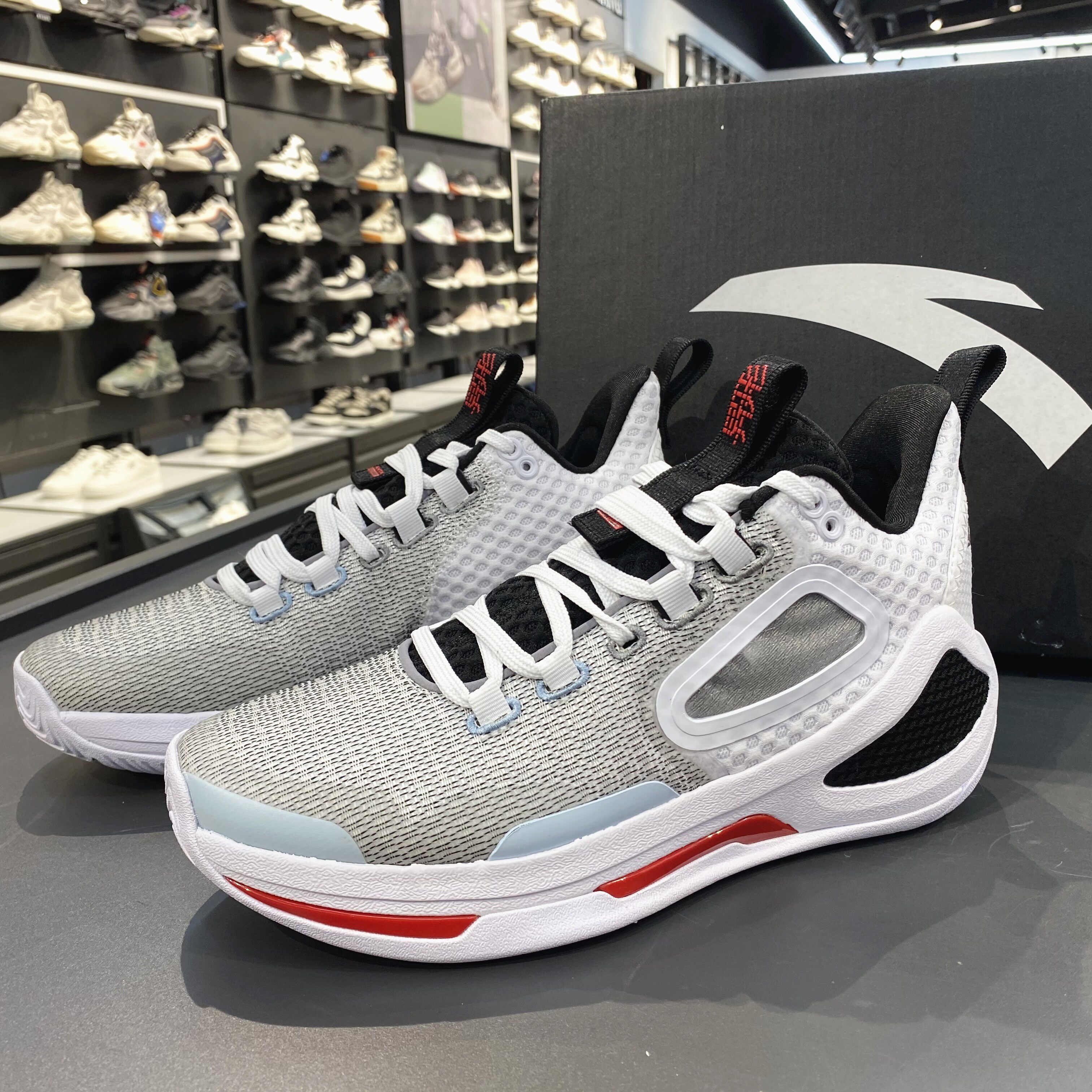 球鞋安踏氮气科技异形3天体5代低帮实战篮球篮球鞋