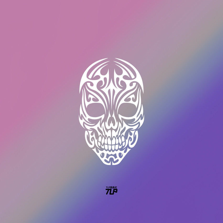 tlp潮品汇镂空车贴图腾哥特骷髅脸谱汽车纹身汽车装饰贴