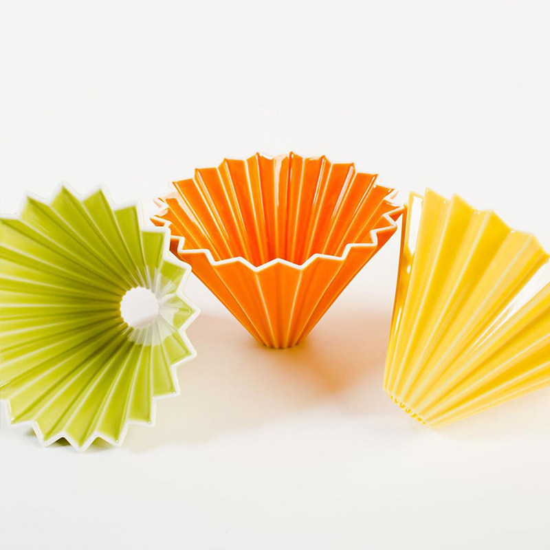 咖啡日本origami折纸滤杯精品手冲器具号滤杯配套器具
