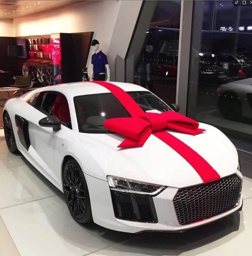 车展装饰蝴蝶结汽车4s展厅展车布置新车交车节庆布艺用品