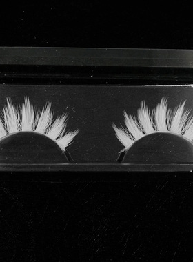 阿比家浓密透明梗白色白雪姬假睫毛