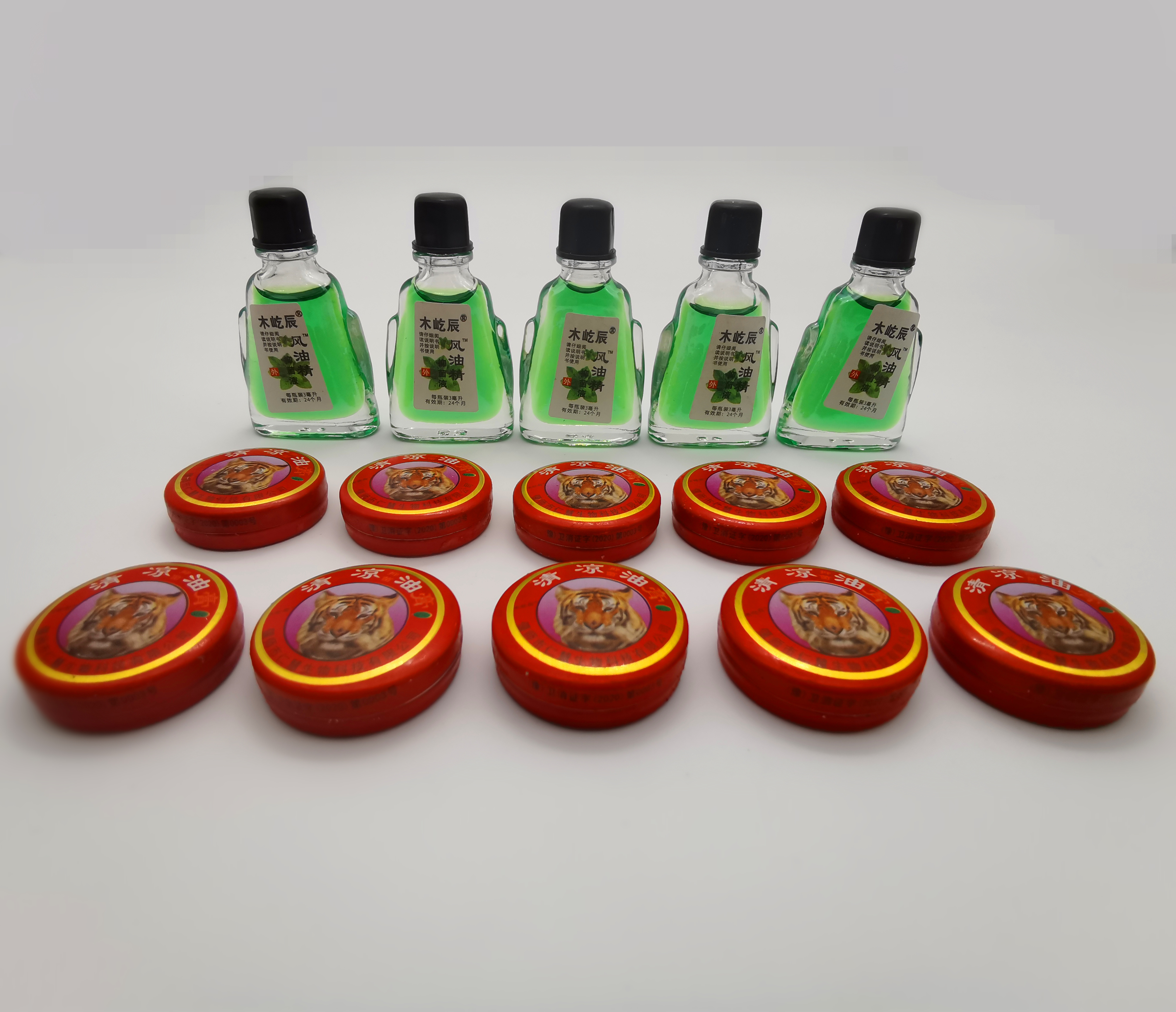 清凉油5个风油精夏季提神醒脑止痒防蚊驱蚊小瓶清凉油