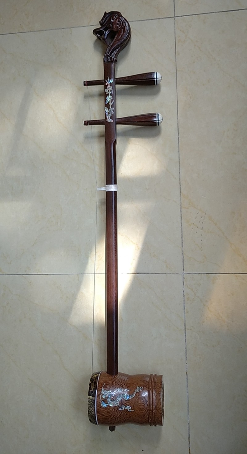 高胡乐器海浪正品老酸枝龙头专业广东粤曲收藏高胡