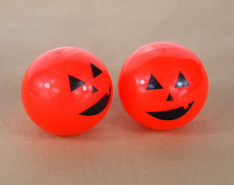 玩具闪光网红万圣节小礼礼物发光南瓜笑脸跳跳球其它