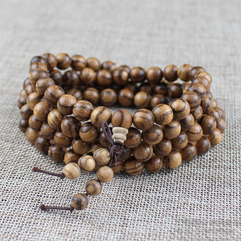 沉香正品越南手串天然香木佛珠手链108颗男女佛珠