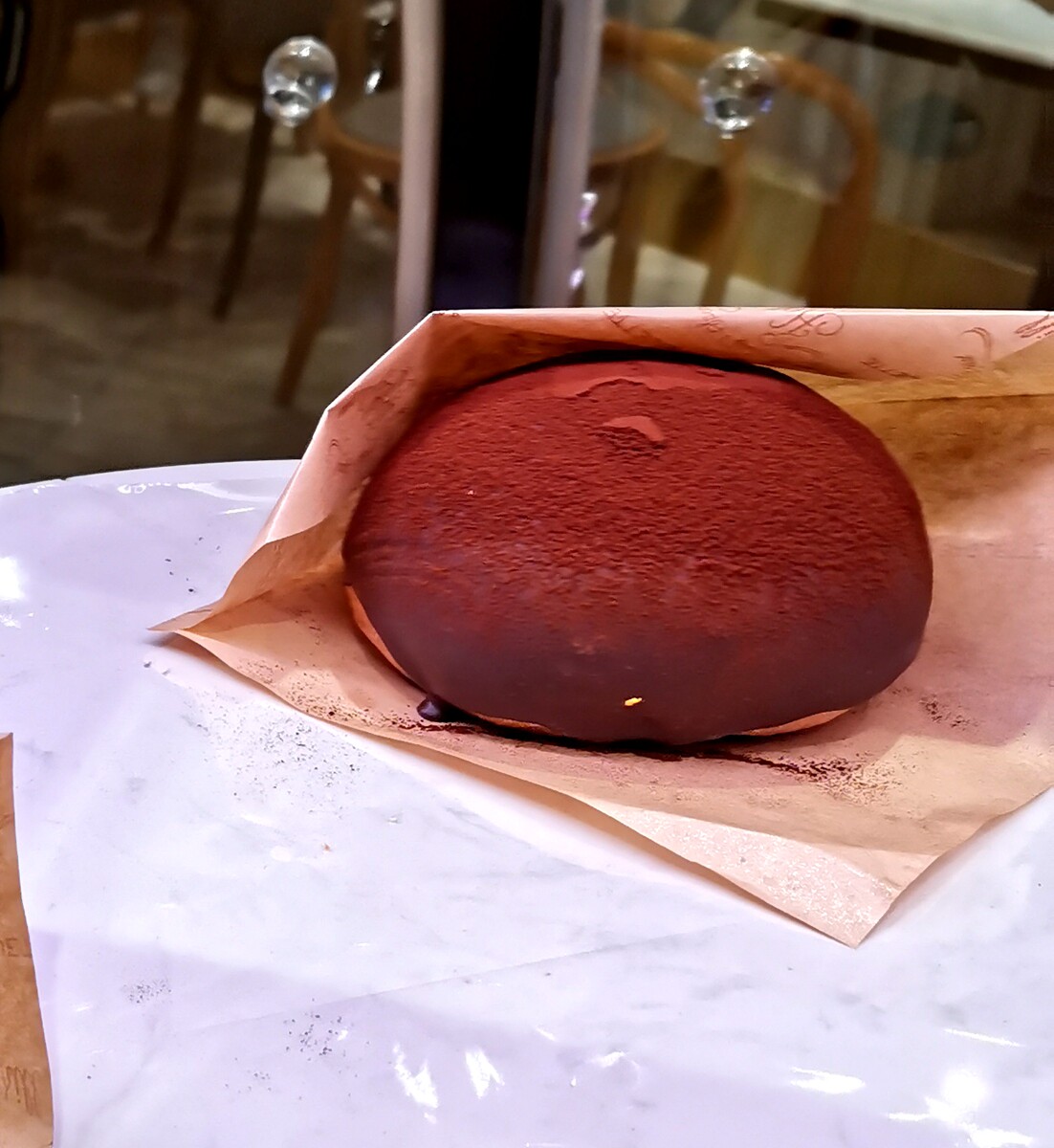 巴黎贝甜可可芋泥夹心面包当天现做顺丰保鲜传统西式糕点