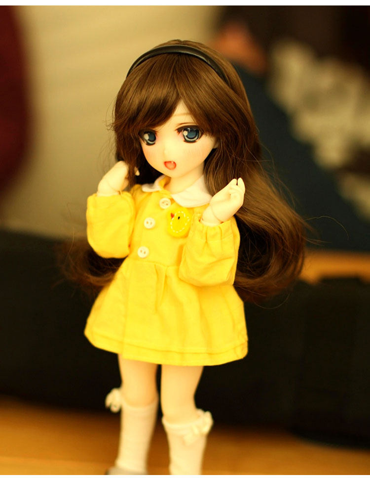 bjd娃娃 sd娃娃 6分男女chibi moe ren tsubaki卡通脸 doll