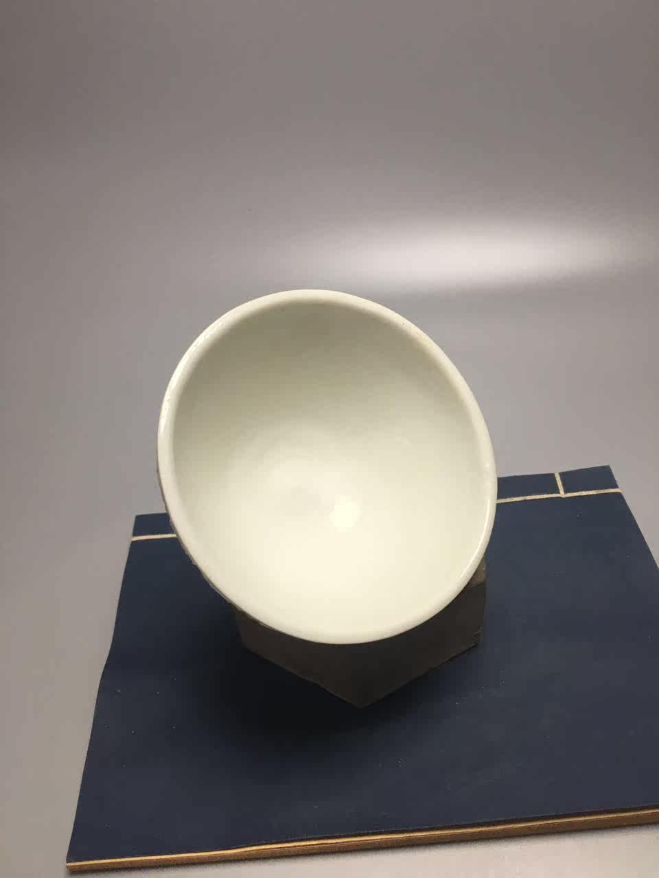 宋元时期德化窑大茶盏收藏老杯子 古董瓷器 元代老件杯盏