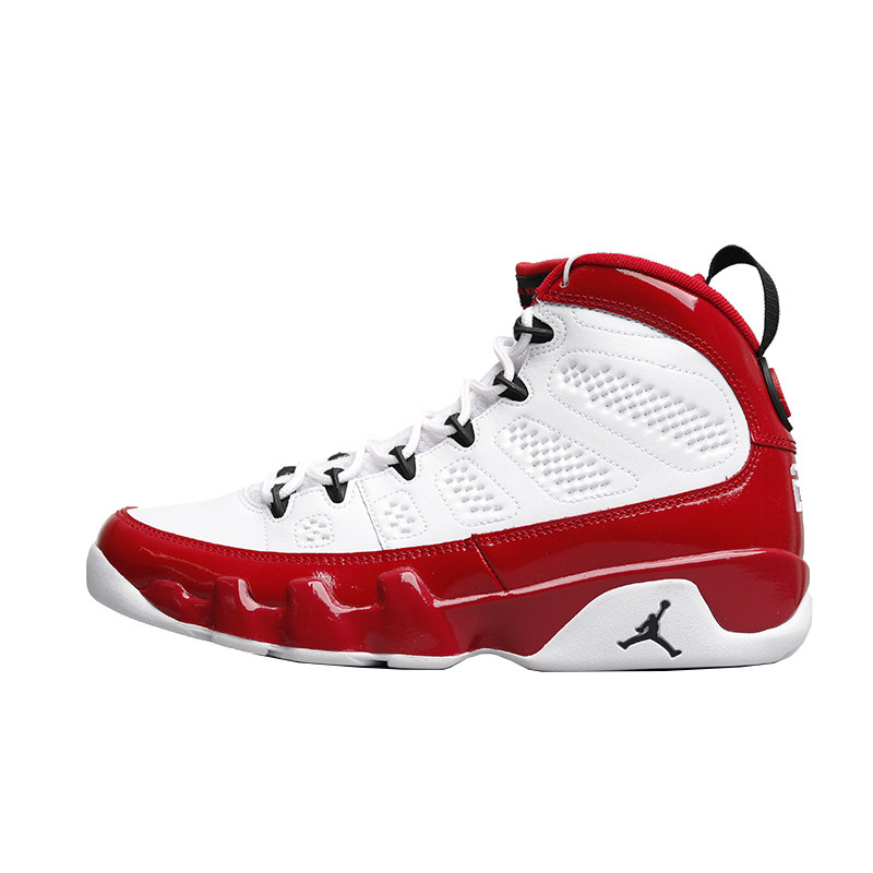 牛哄哄airjordan9aj9健身房红漆皮红白篮球鞋302370160