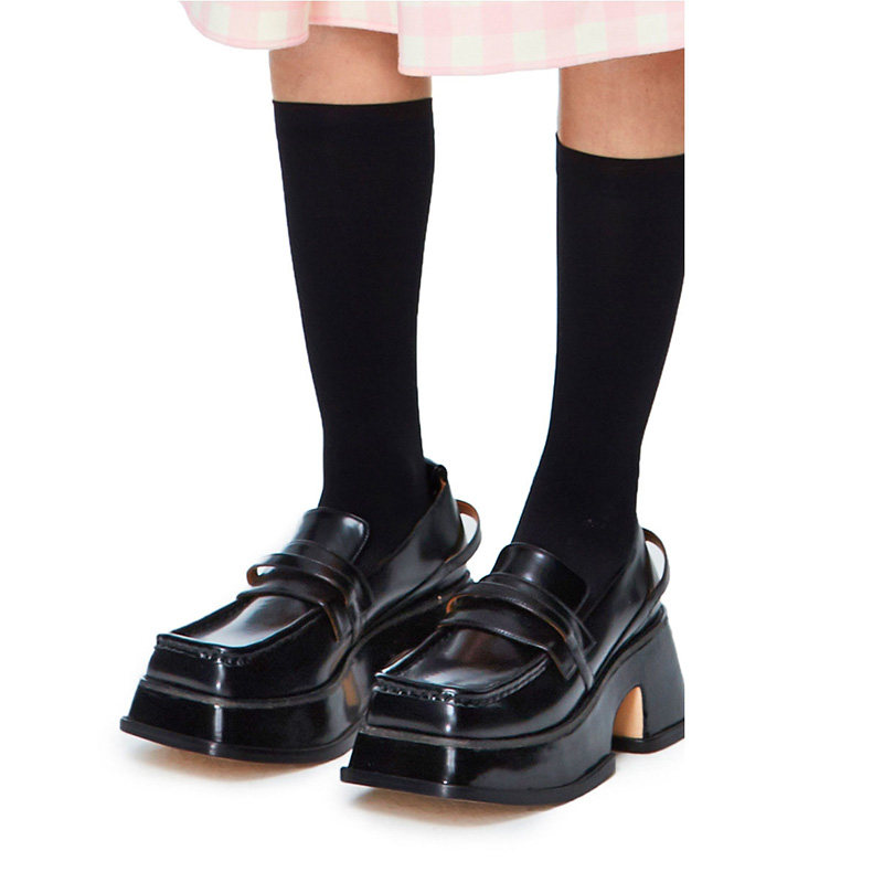 爬梯制服jk皮鞋高小增高复古学院女鞋单鞋单鞋