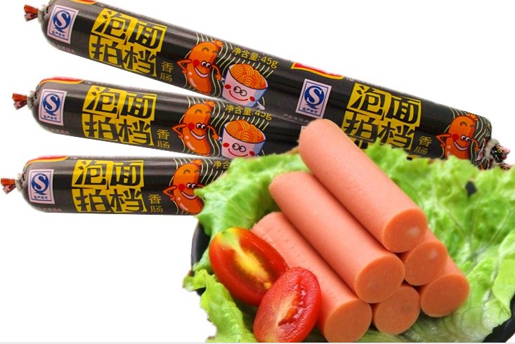 双汇泡面拍档38g30支方便面伴侣搭档火腿肠肉类包装即食肠类
