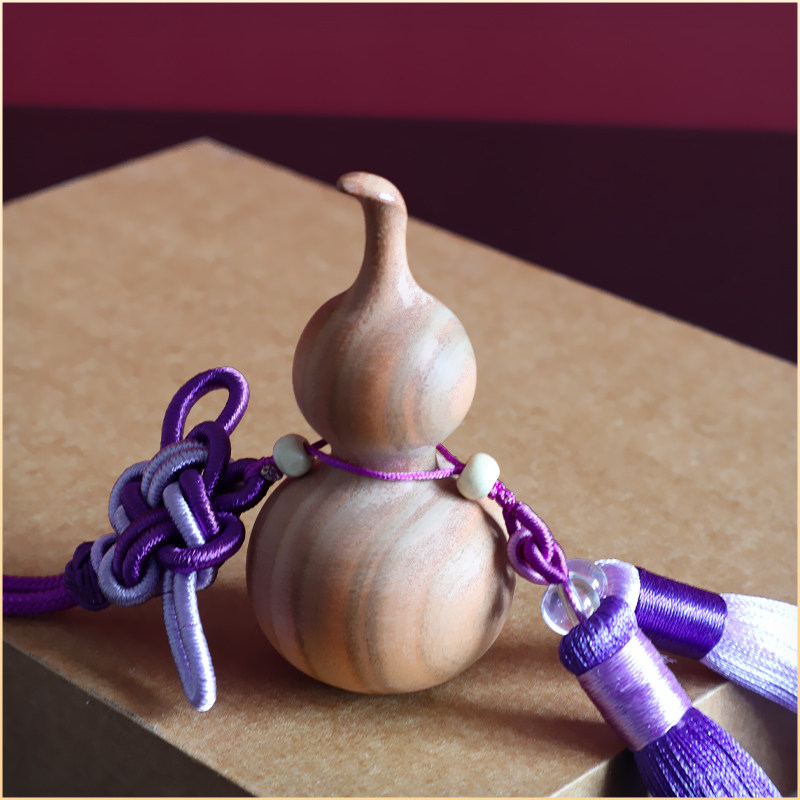 桃木正宗肥城葫芦挂件汽车车福平安手捻把玩葫芦