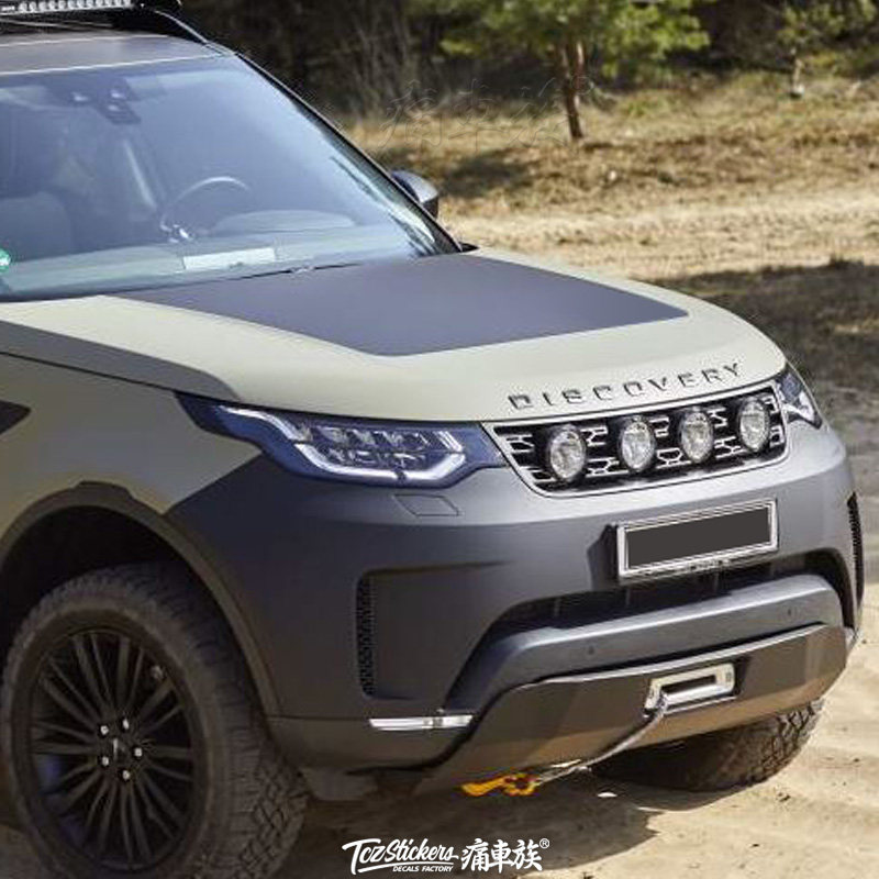 适用于路虎发现运动版车贴拉花 发现者5车头机盖改装汽车贴纸贴膜