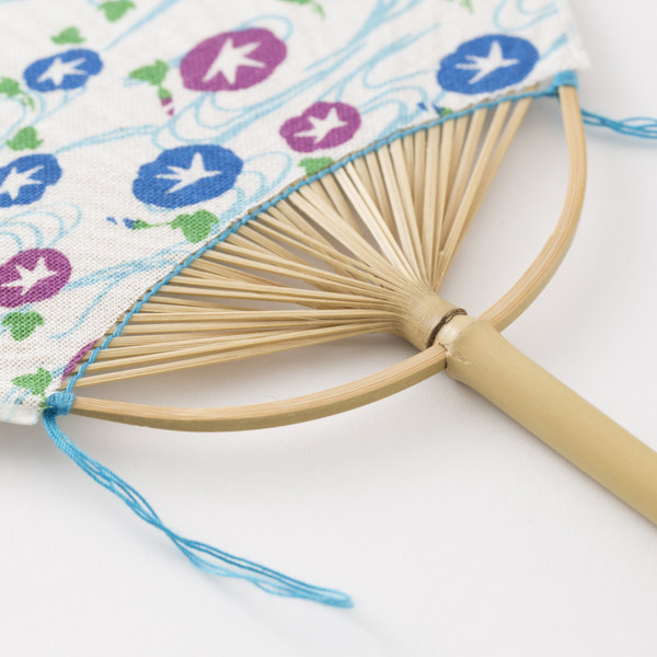 现货日本中川商店传统蒲扇团扇手摇摇扇柱柄扇子