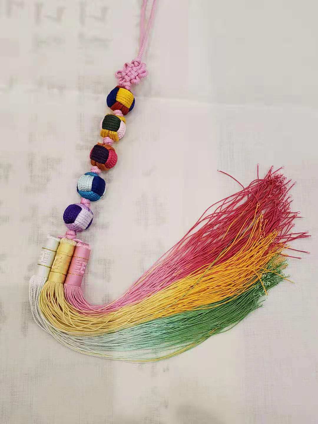 韩国工艺朝鲜族民俗挂饰五球韩服挂件hp10072