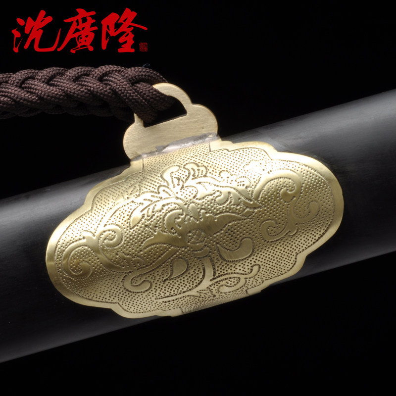 太极剑手工乾隆高端花纹钢剑龙泉沈广隆未开开刃太极剑