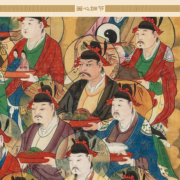 十二宫辰星君宫神画像道教神像像画丝绸画卷国画