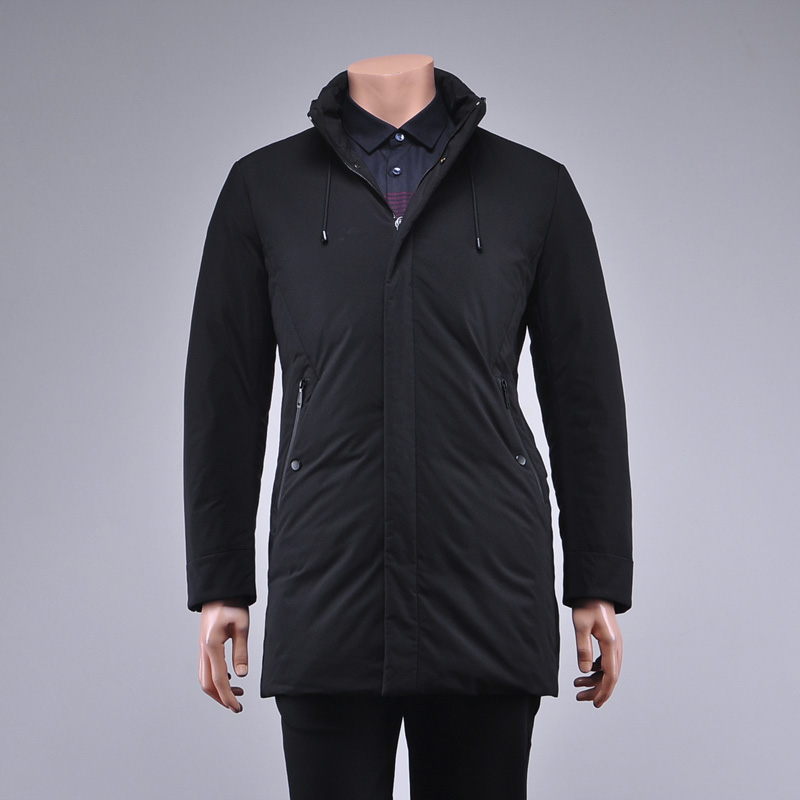 劲霸男装长款羽绒服2022冬季新品中长款鹅绒羽服外套FRJA4361正品