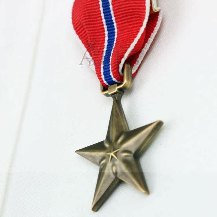 勋章铜星纯铜高品质送勋勋章