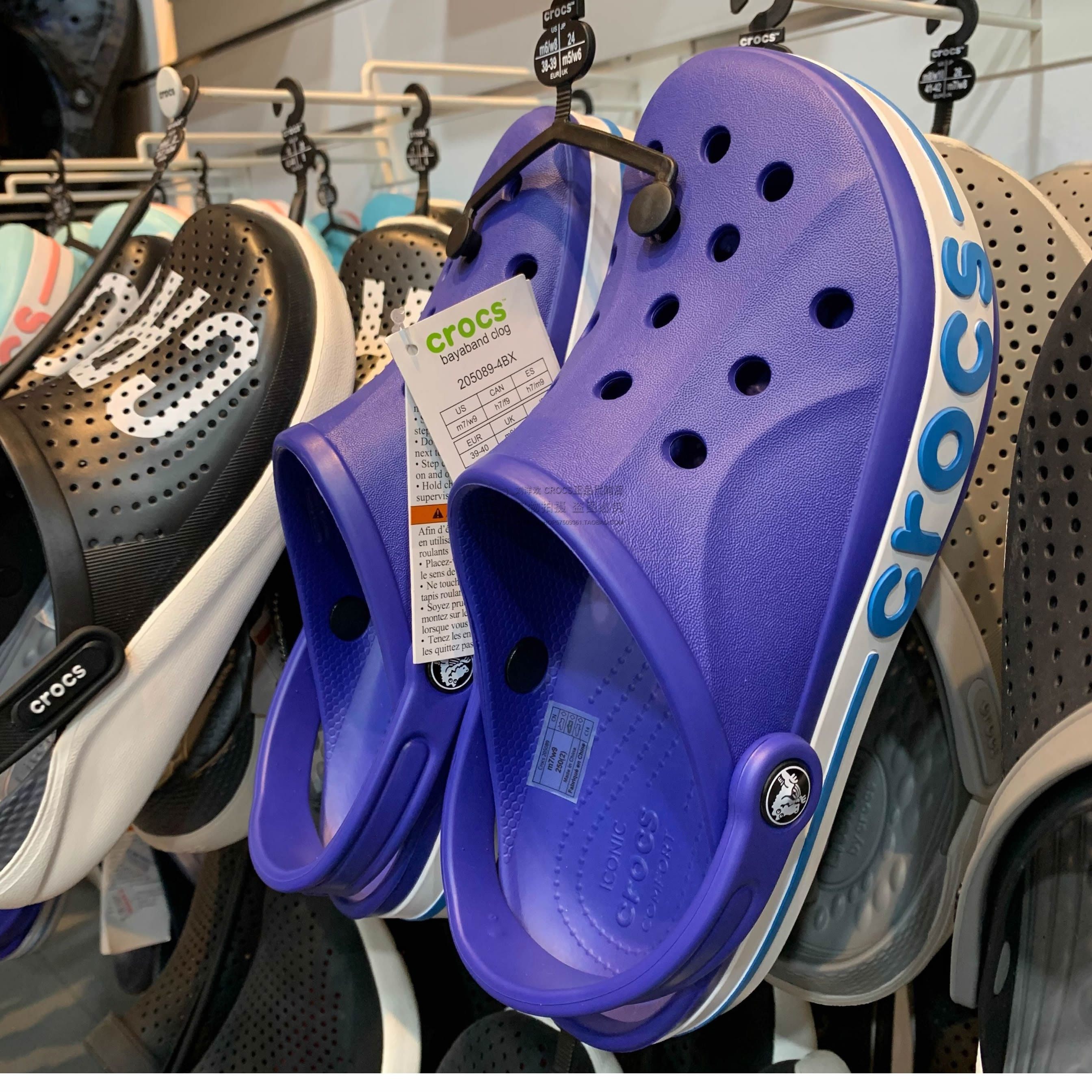 crocs贝雅洞洞卡骆驰新款沙滩防滑耐磨舒适男女拖鞋沙滩鞋