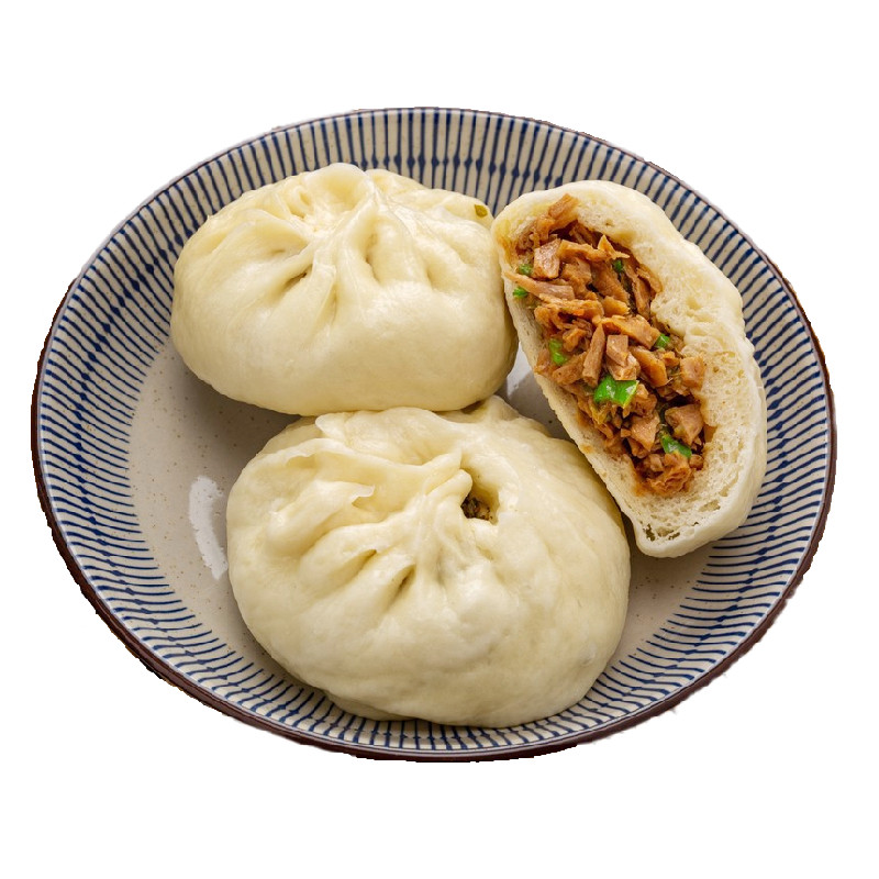 纯手工大包子8个1000g包邮粉丝韭菜发酵馒头包点