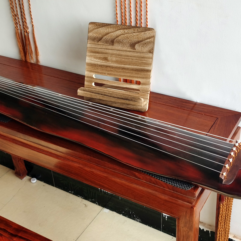 古琴琴谱架烧桐木仿古实木谱架读书书架阅读古琴