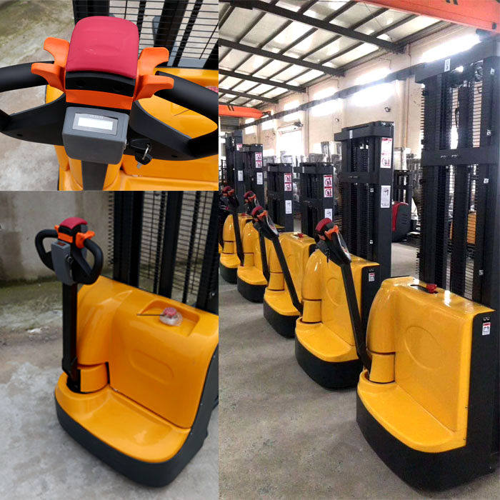 电动堆高车步行液压大功率仓库码垛装卸叉车定制液压装卸车