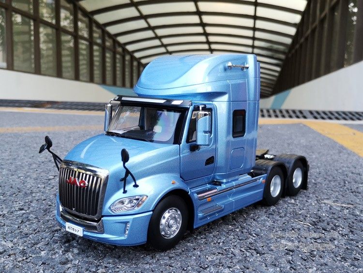 格尔发v7模型江淮jac美式长头牵引车拖头车模