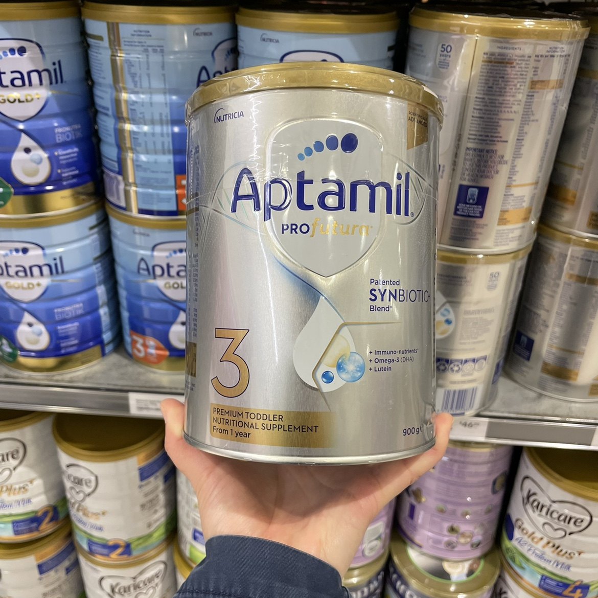 澳洲进口aptamil新西兰爱他爱他美美白铂金3段4段婴幼儿牛奶粉