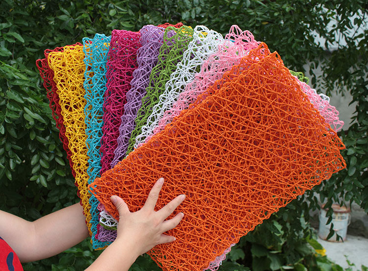 纸绳编织挂饰 幼儿园区角手工diy空中装饰教室区域材料走廊包邮