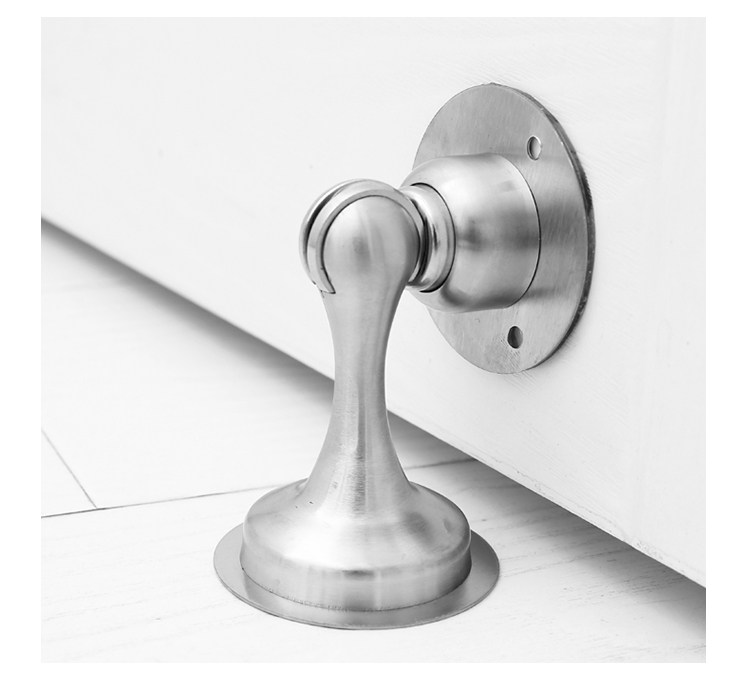 门吸打孔卫生间强磁吸门不锈钢门阻墙吸门防撞门碰门吸