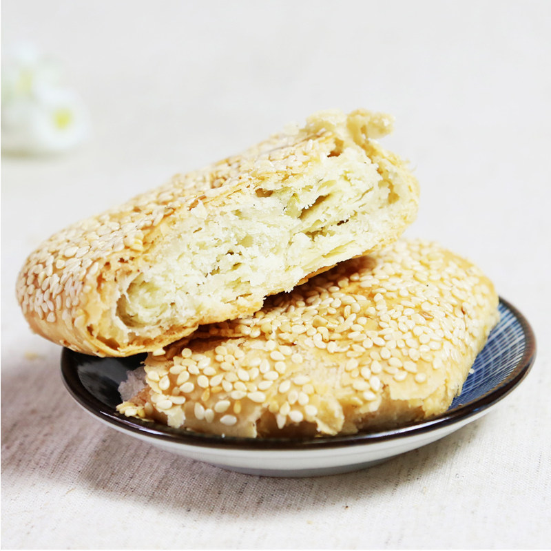 麻糕现货秒发东坡园大麻常州特产葱油味糕香甜传统中式糕点