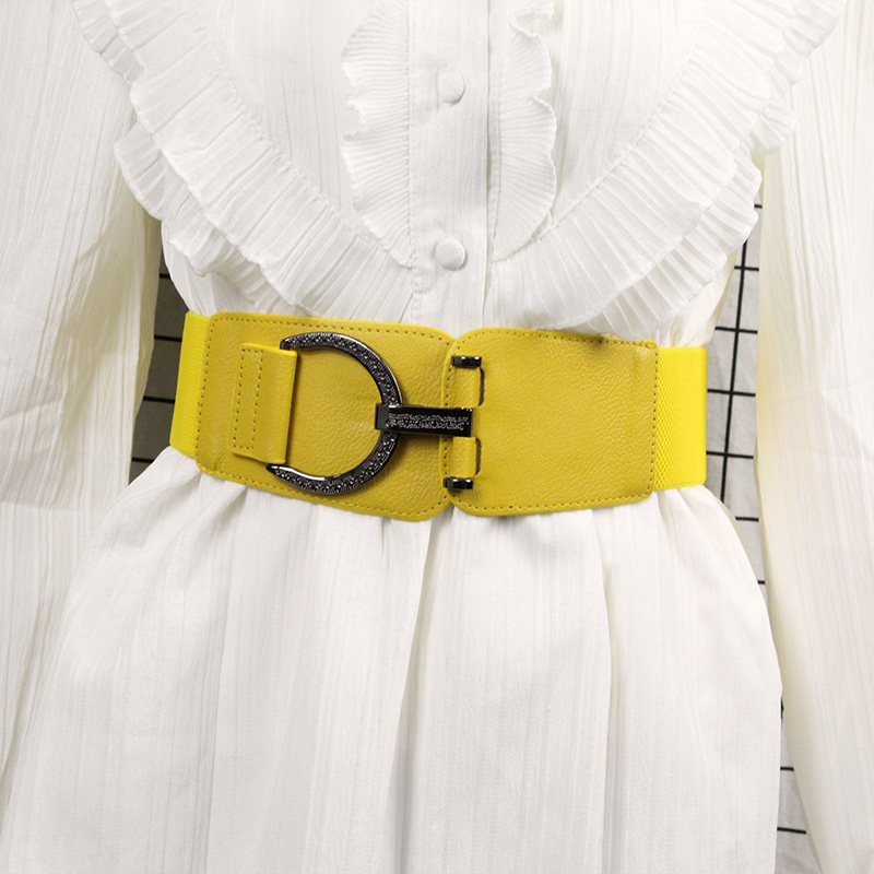 简约宽腰松腰裙子连衣裙连衣韩版配女式腰带百搭腰带