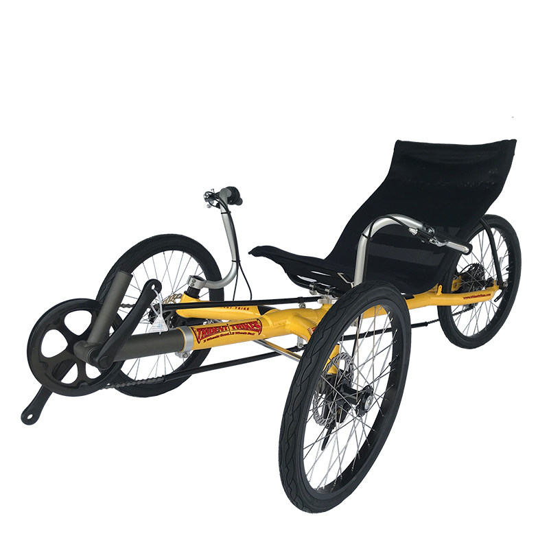 tri-matrix躺骑三轮车碟刹可拆卸躺车休闲代步骑行躺式斜躺自行车