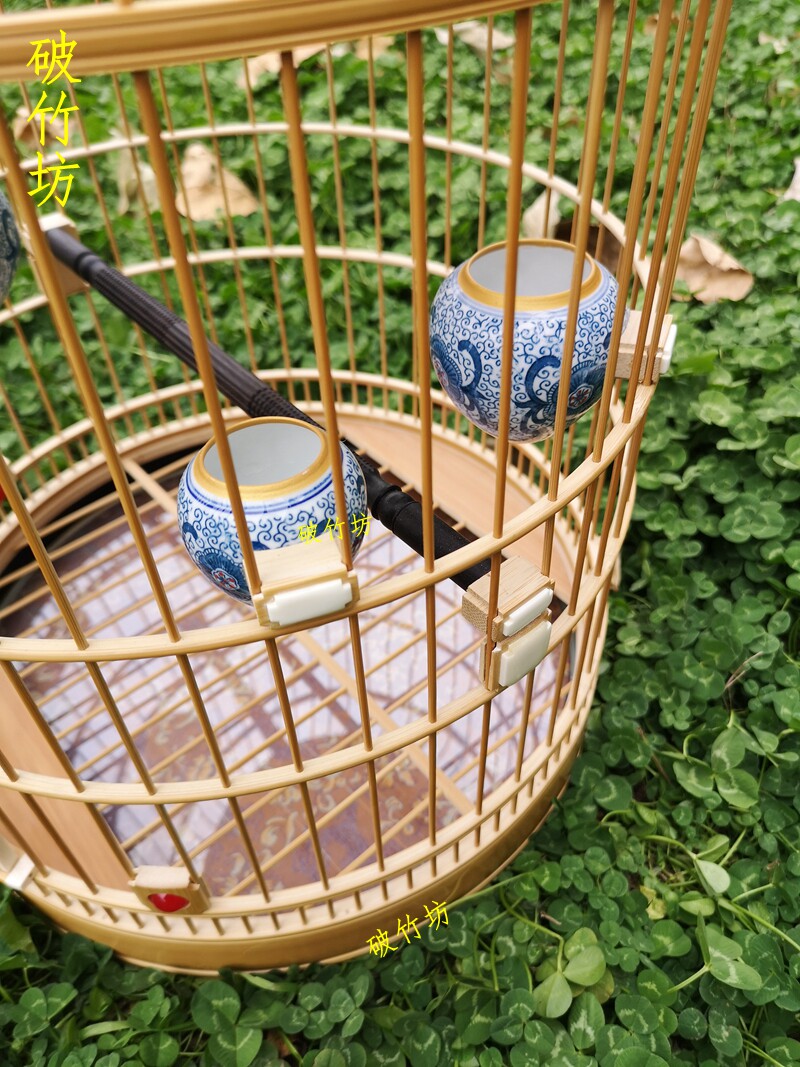 四川成都正宗笼纯手工手工制制作竹子精品高端画眉笼子