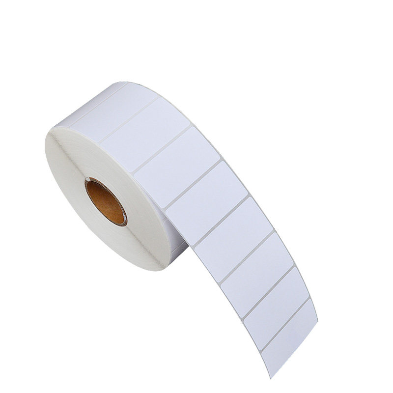 不干胶铜版纸打印纸标签贴纸空白条码3000张单排标签打印纸