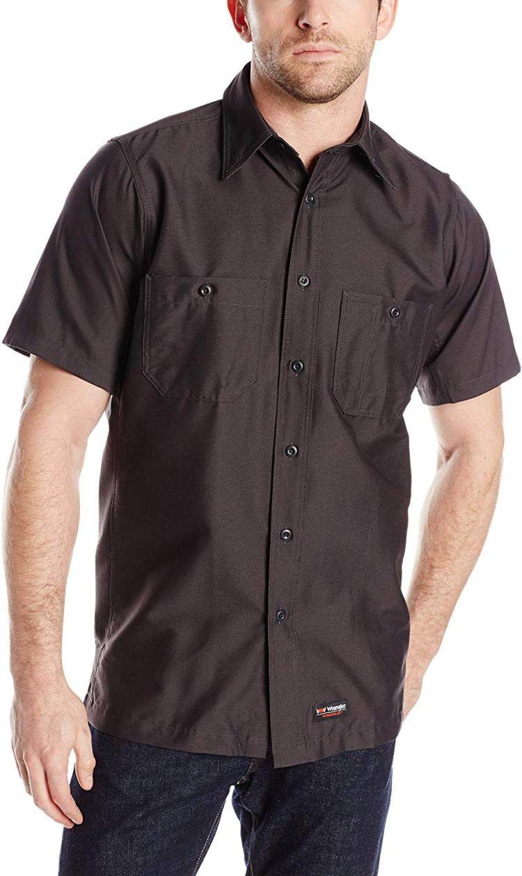 全球购美美国包税wrangler威格短袖衬衫夏季男装衬衫