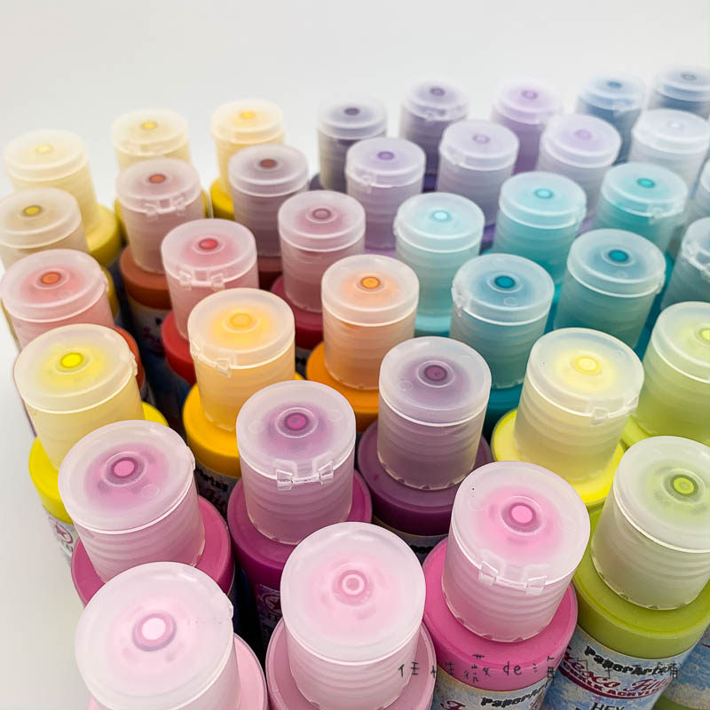 paperartsy英国进口温柔丙烯颜料手帐绘画fresco丙烯颜料