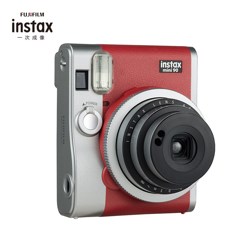 相机富士立拍立得instaxmini90套餐拍立得相纸mini40升级一次成像