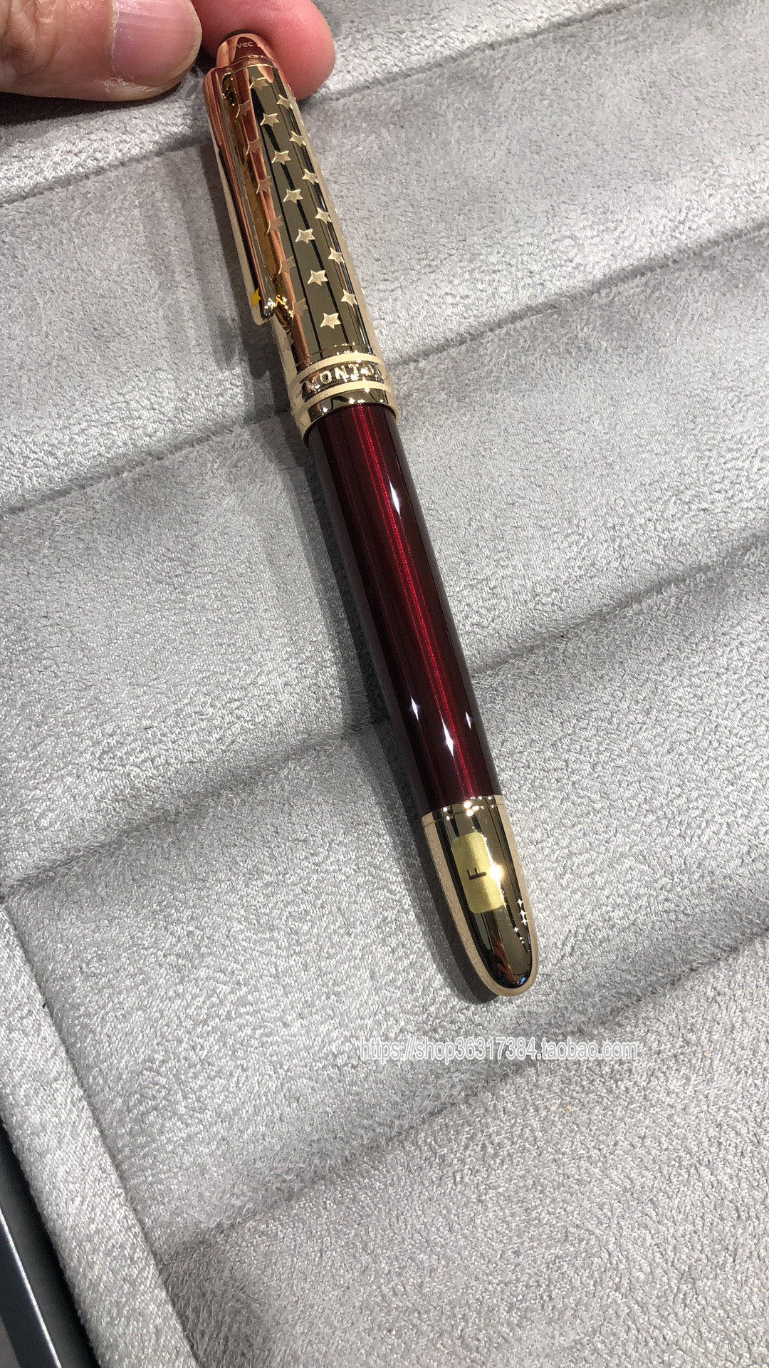 正品montblanc万宝龙大班红色玫瑰金色小王子星球钢笔钢笔