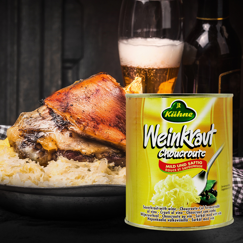 德国进口冠利酸菜810g酸椰腌制泡菜德式西餐腌制