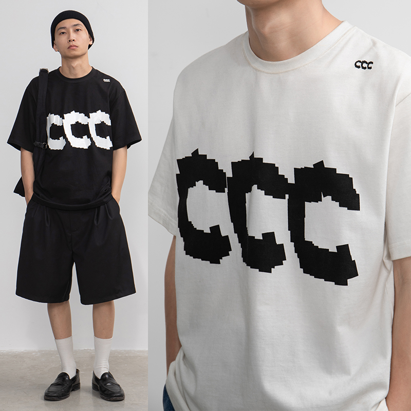 Crying Center 3C Crying Center标准logo TEE 哭喊中心