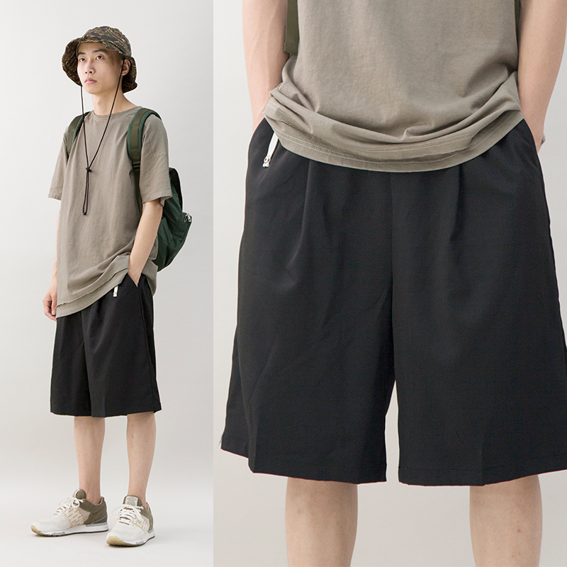 CryingCenter 20SS经典款升级版 人手一条红黑西装料超大版型短裤