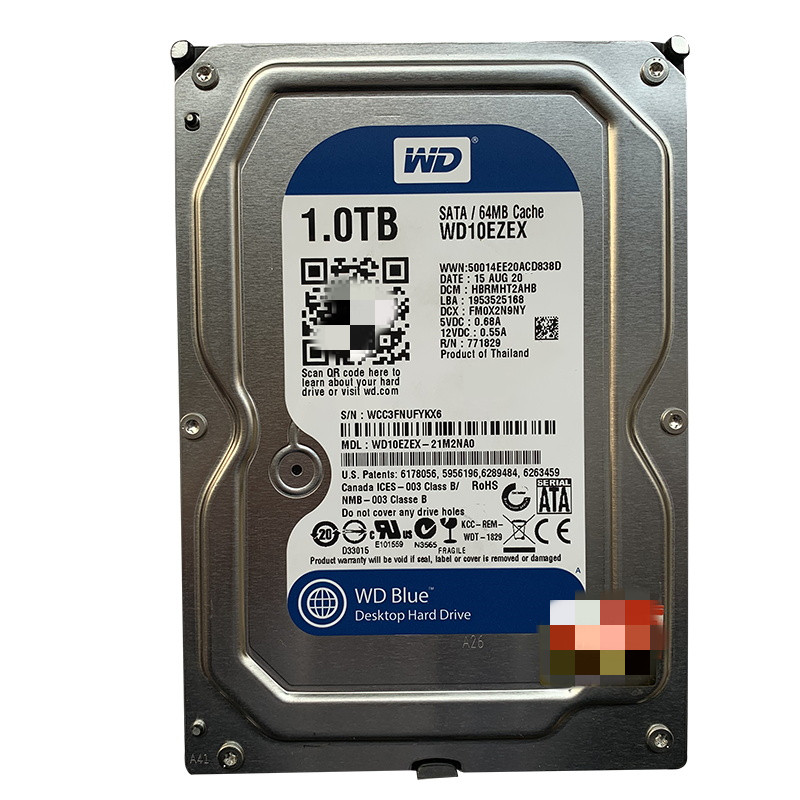 5寸蓝盘7200转1t台式机电脑主机硬盘录像机械硬盘