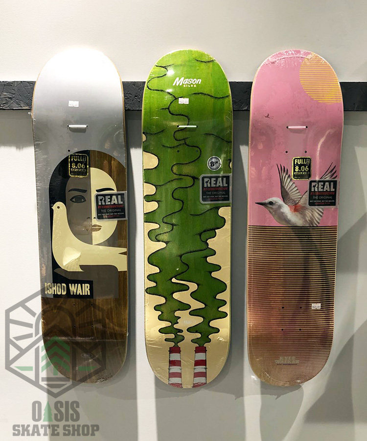 板面滑板绿洲美国进口枫木real儿童少见双翘滑板