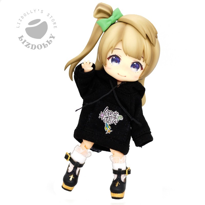 ob11gsc印花帽衫卫衣体中bjd娃娃小布molly美结bjd娃娃