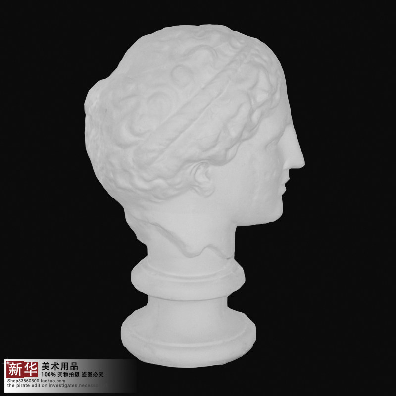 巴特农麻人石膏教具模具素描静物写生美术头像石膏像