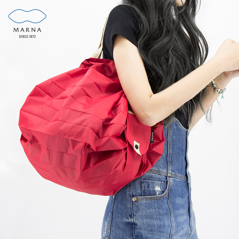 日本marna收纳包购物袋shupatto快速折叠包便携便携环保女士包袋