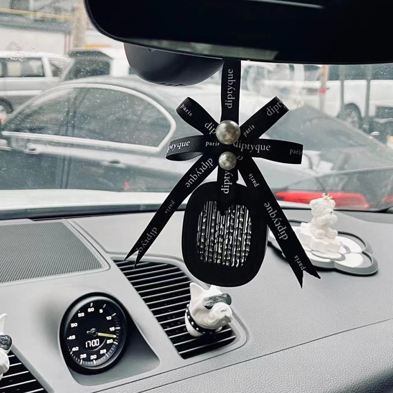 diptyque丝带成品蝴蝶结车载香薰挂绳蒂普提克车装饰车挂